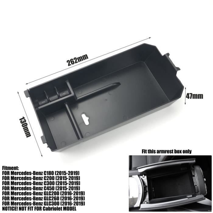 Pour Benz A GLA CLA - Accessoires de style de voiture boîte d'accoudoir Central pour Mercedes