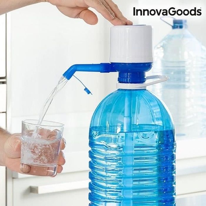 Distributeur d’eau pour Bouteille d’eau avec bouchon anti goutte Bleu
