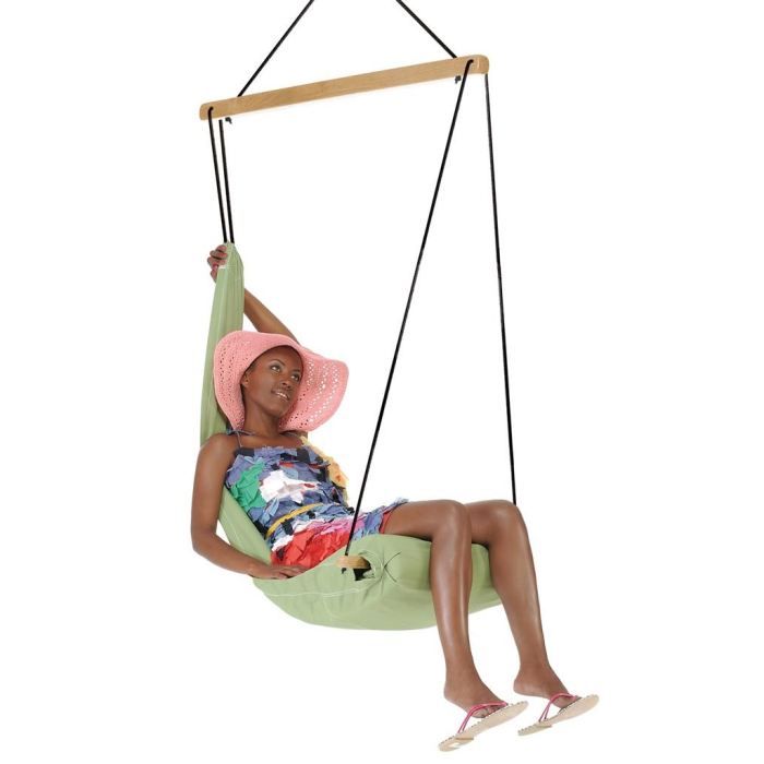 AMAZONAS Fauteuil suspendu rembourré HANGOVER vert