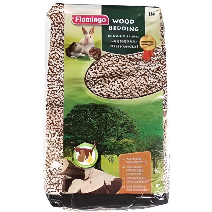 Granulés de bois -Wood Bedding- 25 l - Flamingo
