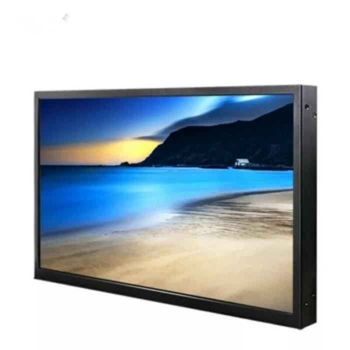 Écran-vitrine publicitaire LCD 32'' Full-HD Affichage dynamique WIFI+USB