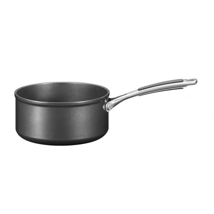 KITCHENAID KC2H120PLKD - Casserole avec couvercle - Alu anodisé - Revêtement anti-adhésif - Ø 16 cm - Tous feux dont induction