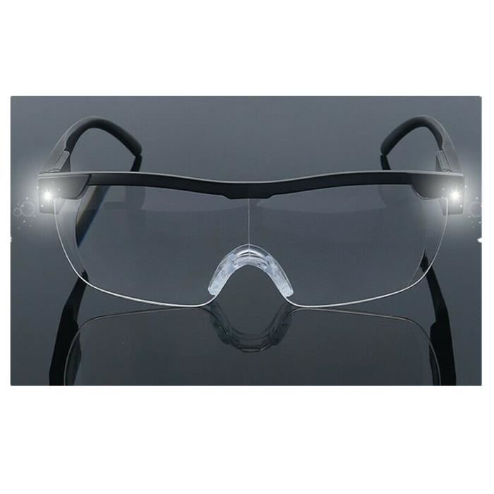 KZKR Lunette de Loupe 180% LED pour LectureTous les Travaux de Précision Réparations Couture Montres et Artisanat