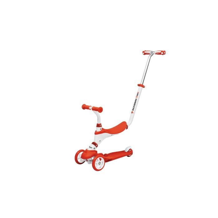MONDO Trottinette On and Go Scribble 5 en 1 - Rouge