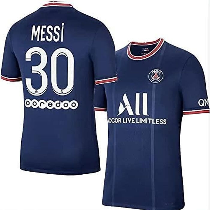 T-Shirt de l'équipe de Paris-Messi -30, Maillot de Formation Messi, équipe de Paris
