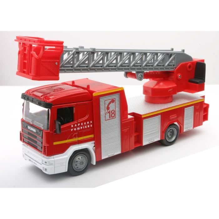 NEWRAY - 15573 F - Camion Pompier SCANIA - Miniature - Die Cast - 1/43° - 23 cm