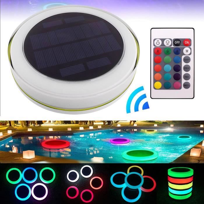 Lumière de Piscine LED Flottant Lumière solaire étanche flottant Boule Lampe pour piscine bassin de jardin Chemin Décoration