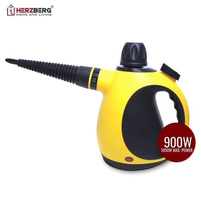 Nettoyeur vapeur petit à main mini portable jaune peut nettoyer et désinfecter Cenocco