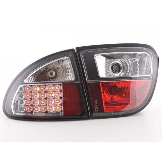 LED Feux arrières pour Seat Leon (type 1M) année 1999-2005, noir - - année:1999 à 2005- couleur: noir