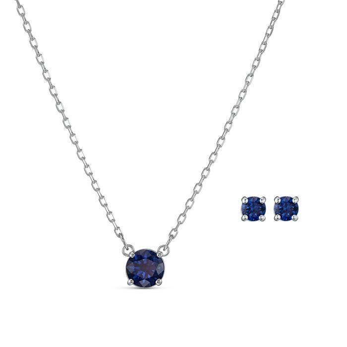 Collier femme - SWAROVSKI - Parure Swarovski Attract - Couleur de la matière:Blanc