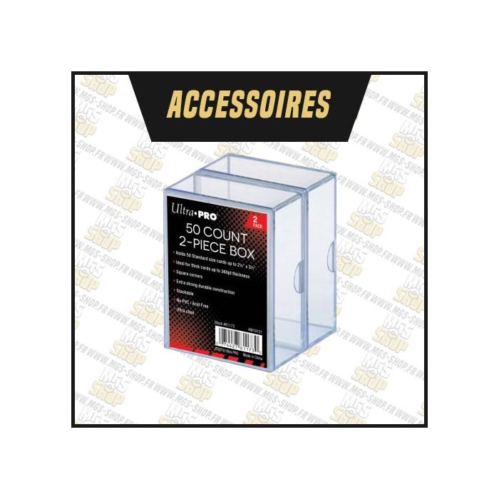 2 Boite de rangement rigides Ultra Pro