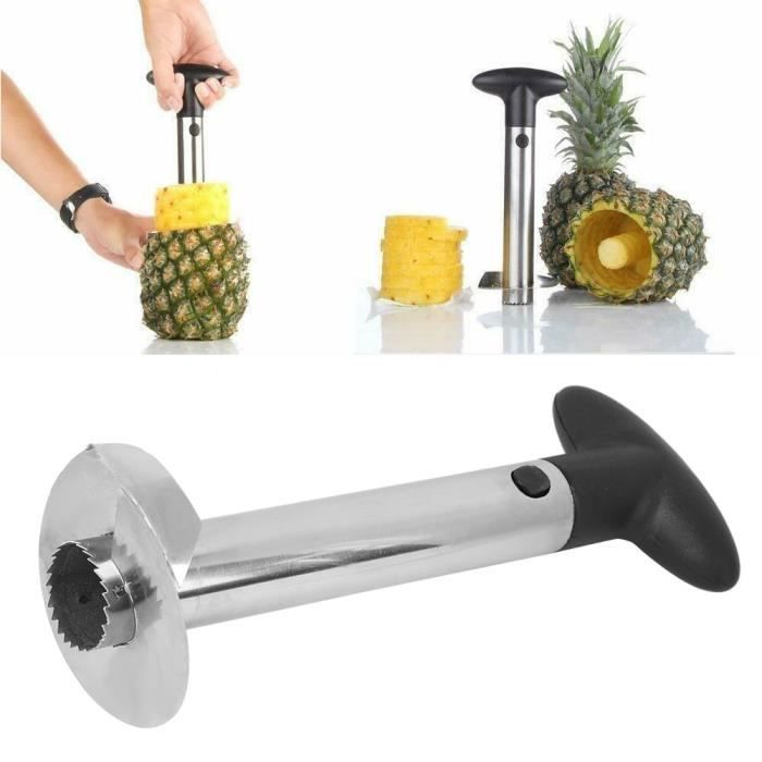 Acier inoxydable ananas carottier éplucheur coupe couteau à fruits noyau dissolvant outil maison cuisine Gadget -NIM