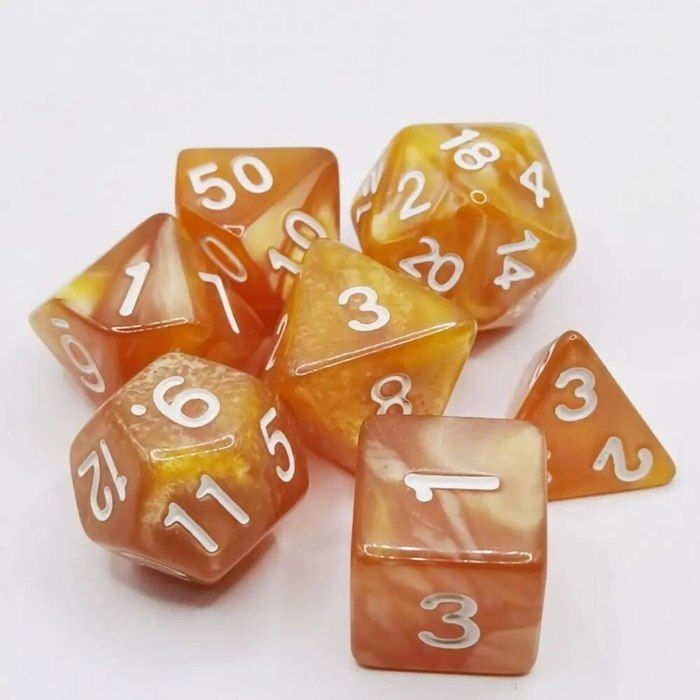 MagiDeal 10 Dés Polyédriques D10 Acrylique Blanc - Dés Multifaces Pour Jeux De Rôle Et Société