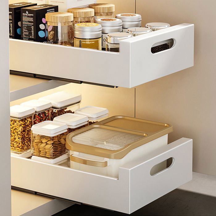 Tiroirs Télescopiques Bremermann 60 Cm Avec étagère - Pour Cuisine, Salle De Bain, Rangement Facile Et Gain De Place