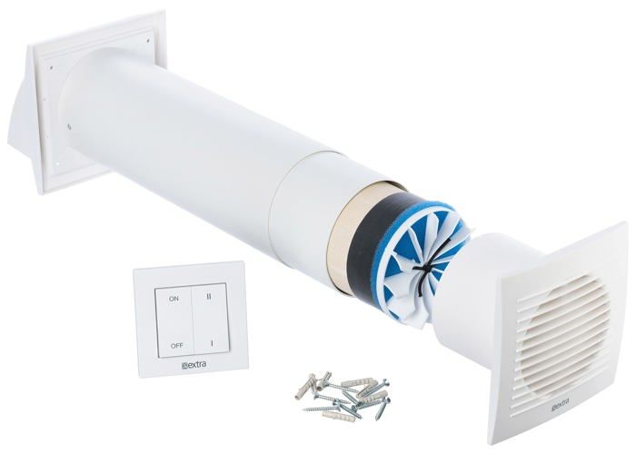 Vmc - accessoire vmc Lirast 125 mm Ventilation Decentralisee pour