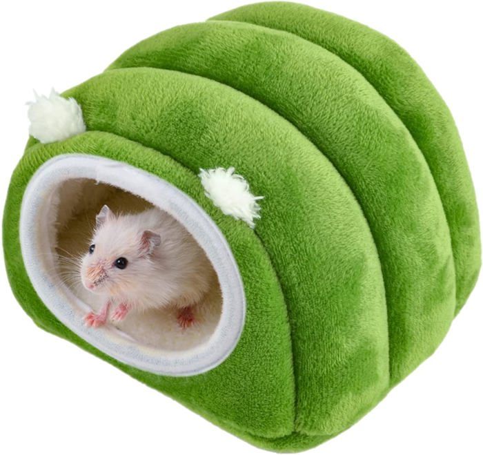 Comparer les prix de Maison d'hiver pour hamster, hamac en peluche, lit douillet et chaud pour lapin pour petits animaux, nid pour cochon d'Inde, hériss