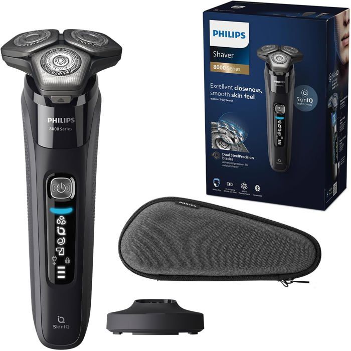 Rasoir électrique Philips Série 8000 S869635 Wet & Dry SkinIQ - vue 1