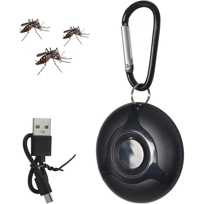 Répulsif anti-moustiques à ultrasons répulsif anti-insectes portable pour lintérieur et lextérieur repousse efficaceme