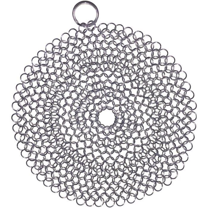 Nettoyant en fonte épurateur en cotte de mailles (rond de 20 3 cm).