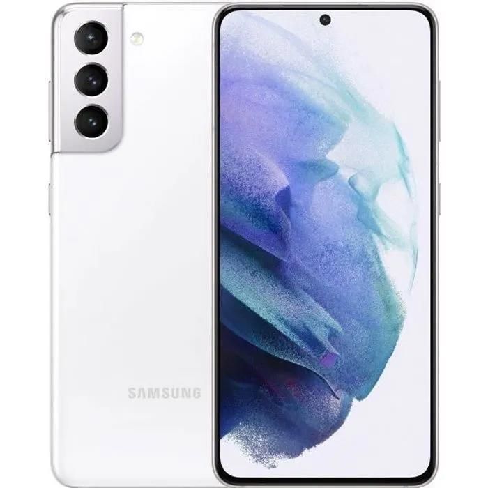 Smartphone - SAMSUNG Galaxy S21 128 Go - Blanc - Double SIM Version européenne