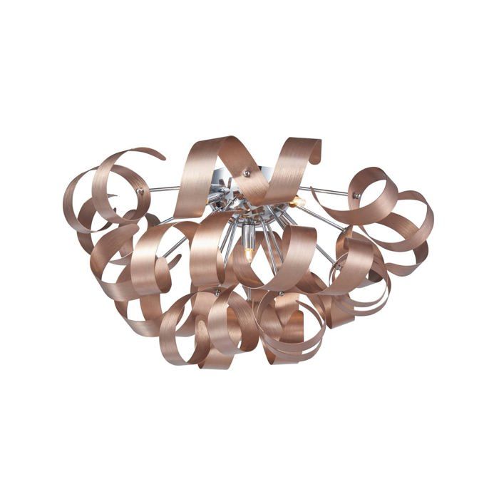 Plafonnier - Lucande - lampe de plafond - Aluminium - cuivré Plafonnier - Lucande - lampe de plafond - Aluminium - cuivré