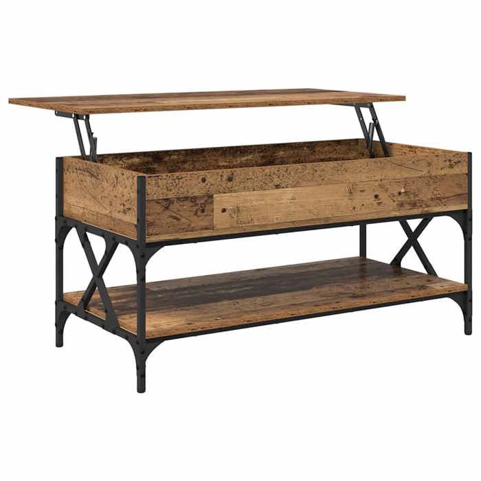 Table basse Moderne Meuble de chambre/salon Bois Ancien 100x50x50 cm Bois dingénierie CC209