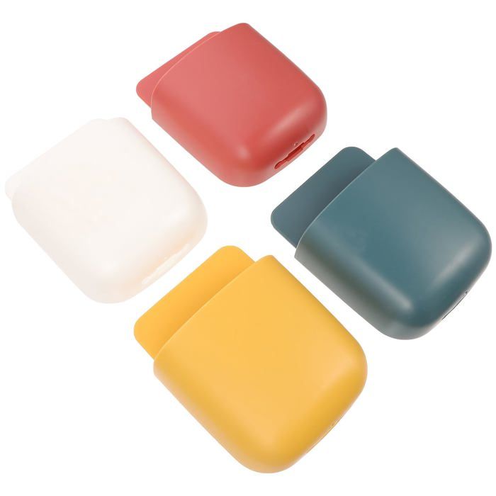 Gatuida 4 Pièces Support Mural pour Téléphone en Abs Rouge Ambiance Estivale Fixation Telecommande Range Telecommande Canape