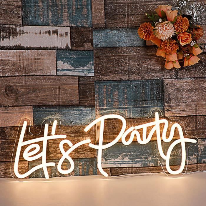 Panneau Néon LED Personnalisé "Cocktails" - Alimenté Par USB, Couleurs Rose Et Bleu - Décoration Pour Bar, Fête, Restaurant, Magasin