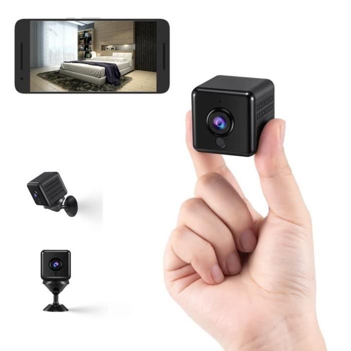 4K Camera Espion Camera,APERIL Surveillance WiFi Mini Caméra de Surveillance Interieur avec Détection Mouvement Vision Micro Camera
