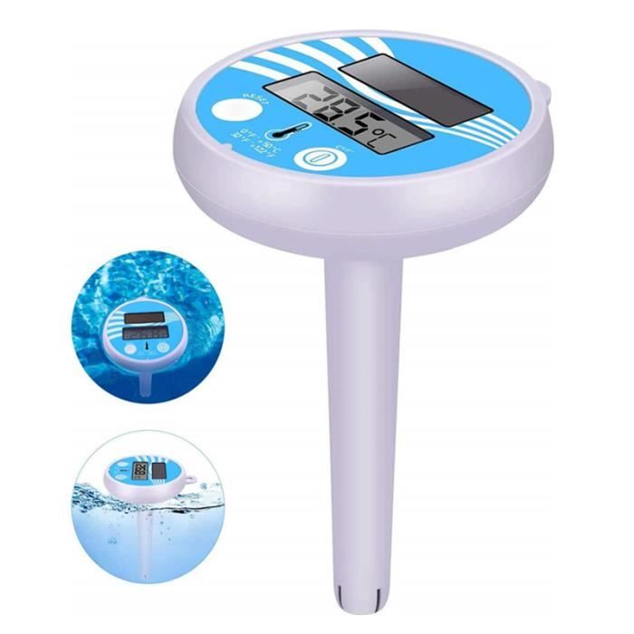 Thermomètre Flottant Pour Piscine Et Spa - Plage 0-50°C, Sans Pile, Facile à Lire | Pour étang, Aquarium, Bassin, Source Chaude