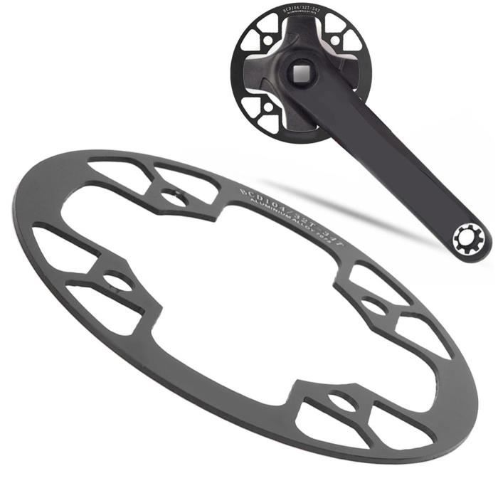 Ashata Protègechaîne Vélo Pédalier Pédalier Protection Couverture Chaîne Anneau Garde Pour Vélo