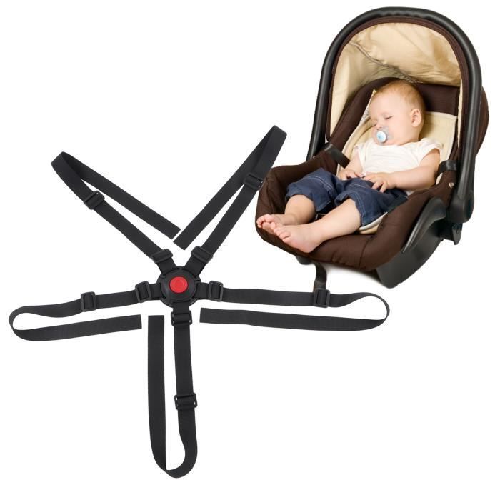 Harnais 5 Points HOMYBABY - Sécurité Bébé Universel | Pour Chaise Haute, Poussette & Tricycle | Anti-Chute Enfant