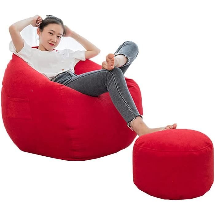 Pouf Poire Adulte Et Enfants, Animal 3D Pouf Geant Chambre, Bean Bag