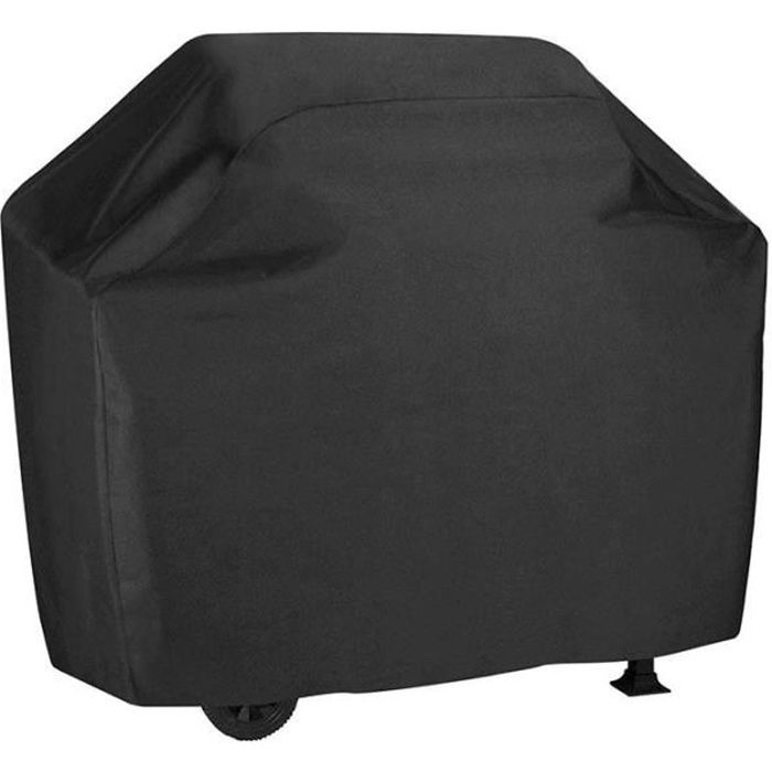 Housse Pour Barbecue Rond Ø70 X H75 Cm - Polyester 600D étanche & Anti-UV - Terre Jardin - 8