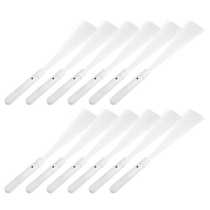 Blanc - Bâtons Lumineux en Fibre Optique Baguette Lumineuse LED Bâton en Mousse pour ixde Mariage Fouet en