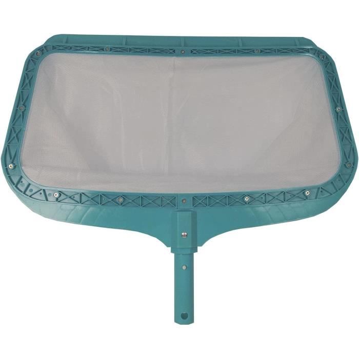 Hillylolly Épuisette Piscine Avec Manche Télescopique - Maille Extra Fine Pour Surface, Spa Et Bassin - Nettoyage Feuilles Et Pollen