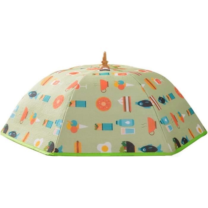 Cloche Alimentaire Pliable, ilauke 5 Couvertures en Maille pour