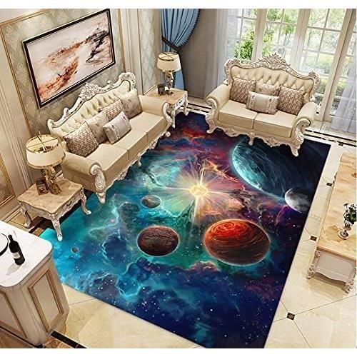 Tapis Chambre Enfant 3D 120x160cm - Motif Graffiti Antidérapant | Pour Salon Ou Chambre