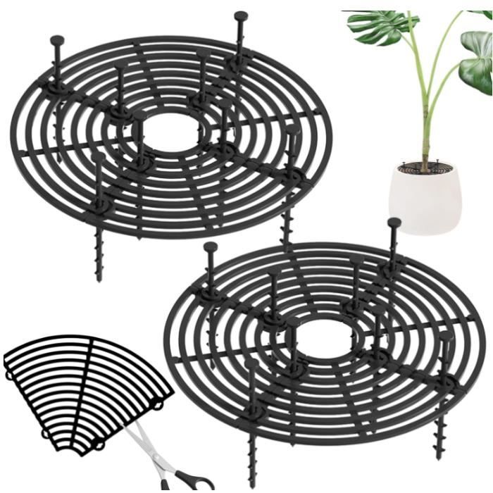 Protection Plante Chat Tuteur Plante,Cache-Pot De Fleurs U00e0 Grille Pour Plantes,couvercle De Cache Pot 30 Cm Diametre