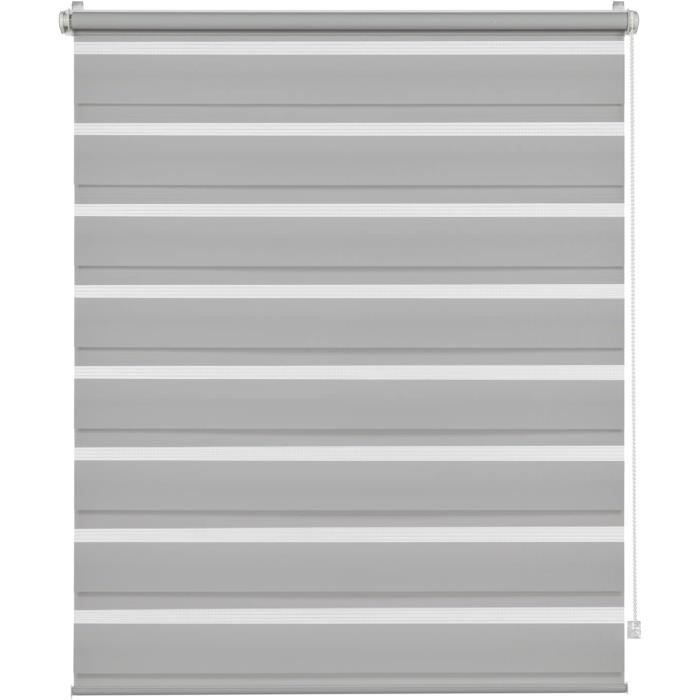 Tringles à Rideaux Sans Perçage Lot De 2 - Longueur Réglable 55-85cm, Blanc, 3 Types Fixation