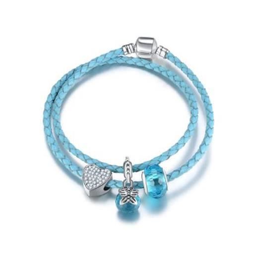 bracelet pandora bleu cuir bracelet pandora bleu cuir