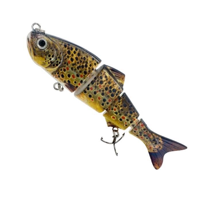Leurre articulé pour la pêche de la truite TACKLE HOUSE Bistream Jointed FDJ85