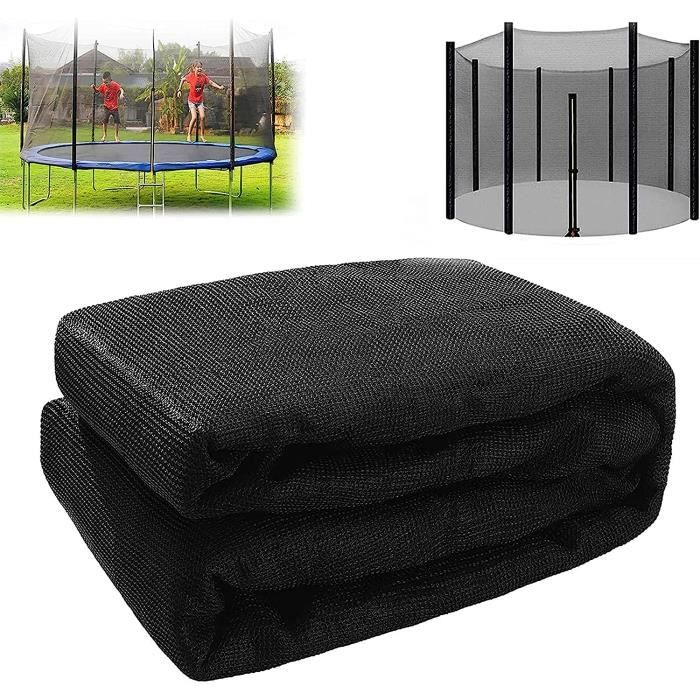 Red De Trampolín Hmpet Para Niños – Diámetros 183 A 427 Cm, Malla PE De Alta Densidad, Con Doble Cierre De Cremallera Y Clip