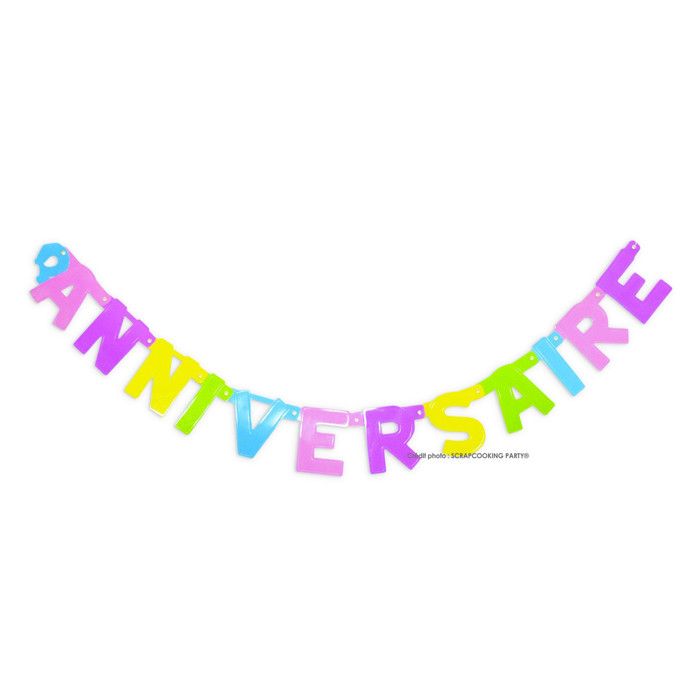 Guirlande Joyeux Anniversaire 2m Cdiscount Maison
