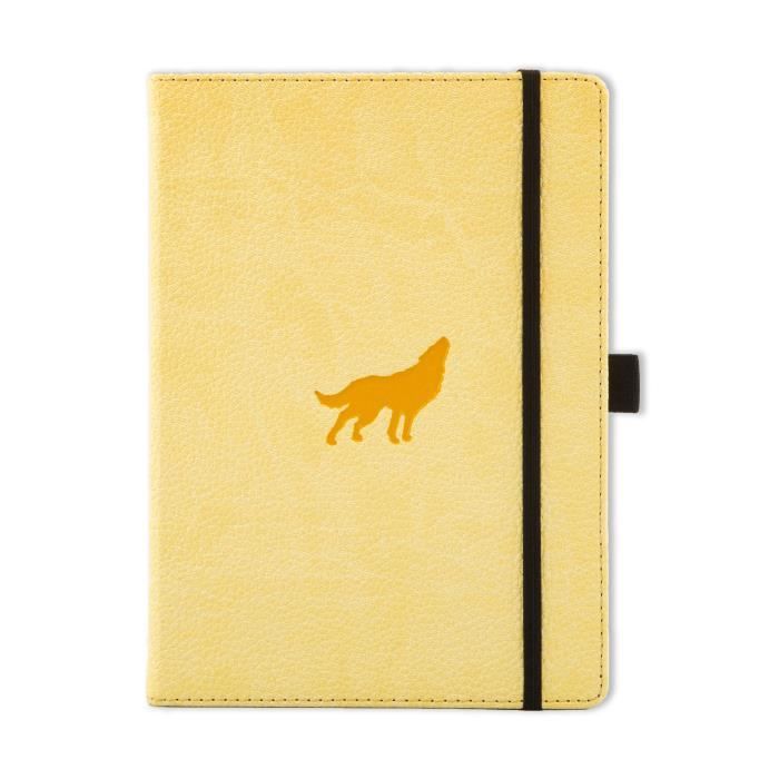 Dingbats* wildlife carnet de notes a4 - grey elephant pointillé