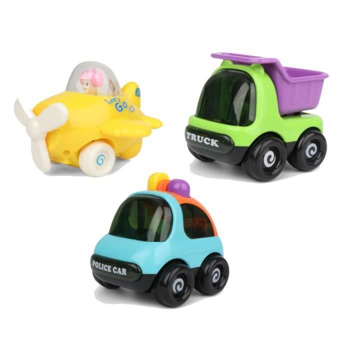 Jouet De Voitures De Bebe Pull Back Cars Jouets Push And Go Voiture De Chantier Camion Jouet Pour Enfant Garcons Filles Cadeau 3pcs Cdiscount Au Quotidien