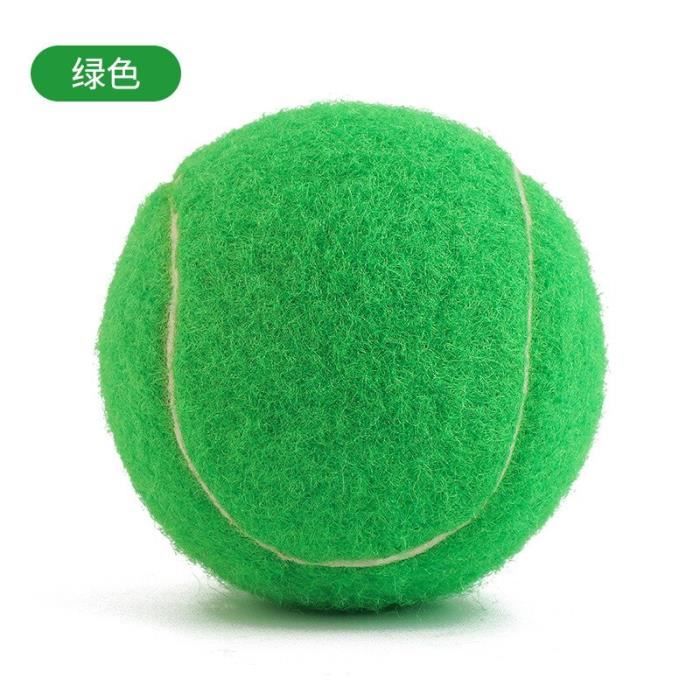 La couleur verte Balles de Tennis en caoutchouc naturel à paroi épaisse pour  chien, jouet interactif pour l'e - Cdiscount