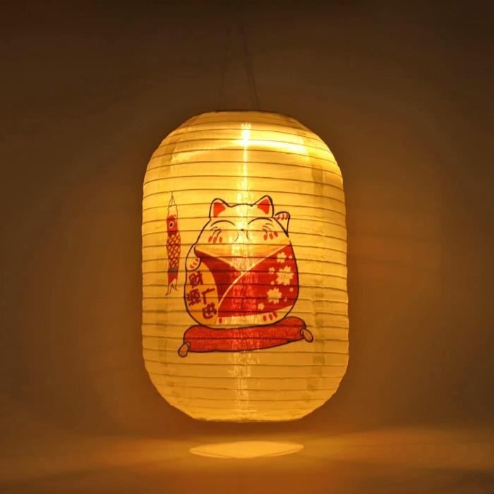 Lanterne Japonaise Étanche Style Japonais Traditionnel Lanterne Suspendue Étanche Bistro Ramen Sashimi Cuisine Restaurant Décor-D,France