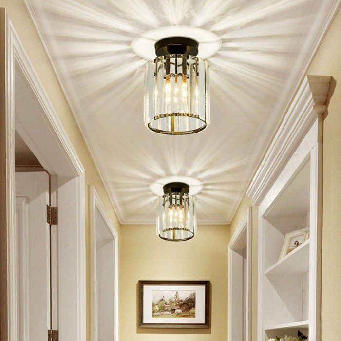 2 pcs moderne K9 pendentif en cristal noir Lampe de plafond à LED pour salon Salle à manger Décoration du lustre