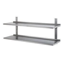 Étagère Inox Murale 600x355x27 - Bartscher - Classique - Intemporel - Meuble de cuisine Étagère Inox Murale 600x355x27 - Bartscher - Classique - Intemporel - Meuble de cuisine